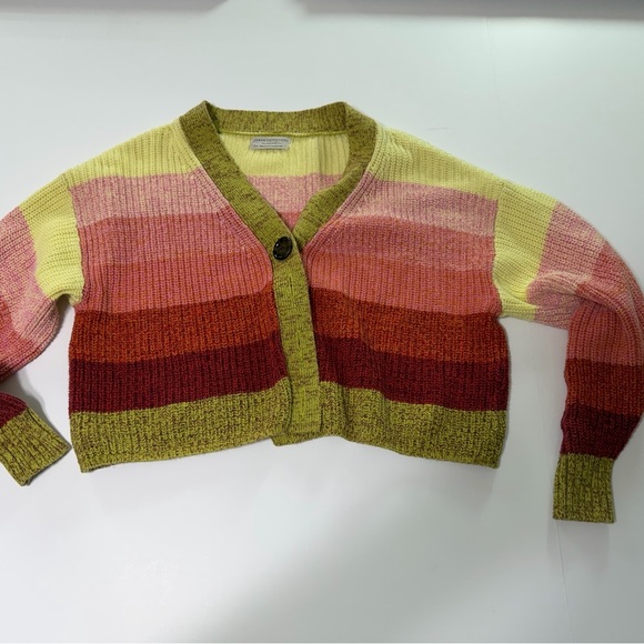 Urban Outfitters Sweaters - Urban Outfitters Colorblock Cardigan in Earthy Tones